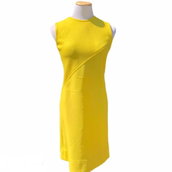 yellow 60s dress